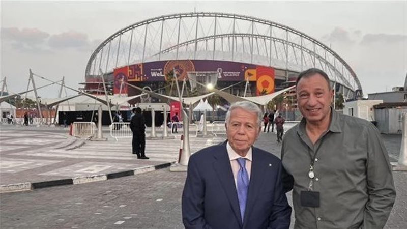 الخطيب مع حسن حمدي،