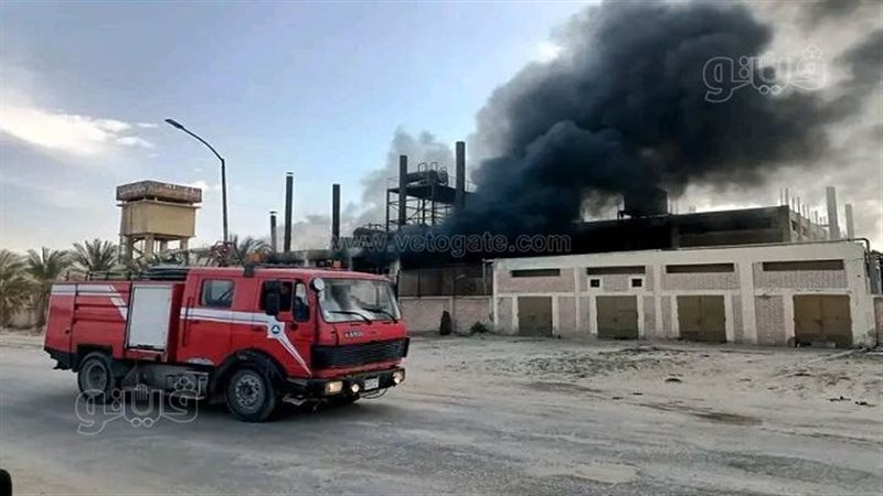حريق مصنع بالشرقية،