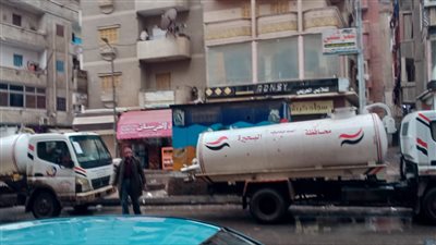 أمطار غزيرة في البحيرة و1300 معدة لرفع تراكمات المياه