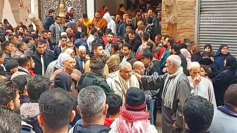 جنازة شاب أثناء مباراة