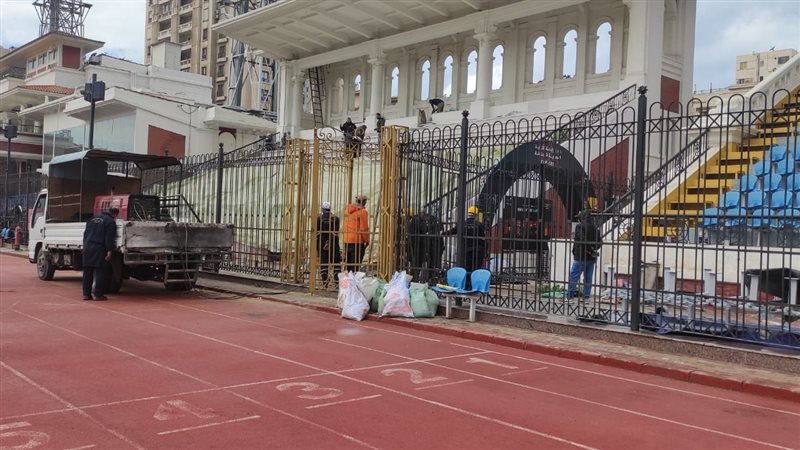 استاد الإسكندرية،فيتو