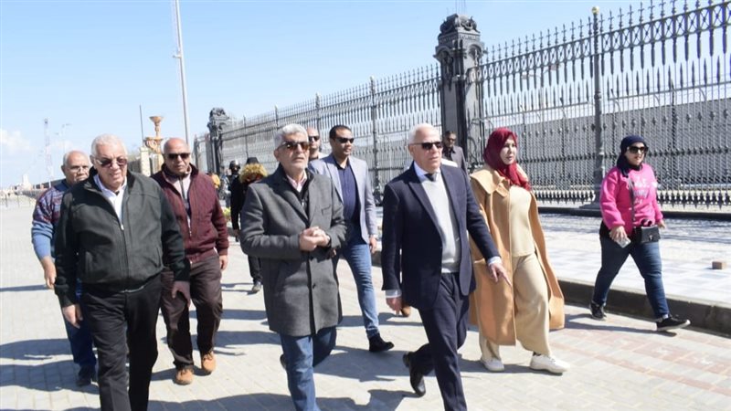 محافظ بورسعيد يتفقد