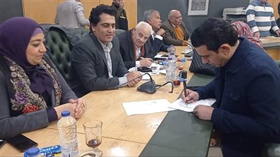 سامي عبد الراضي يتقدم بأوراق ترشحه لعضوية مجلس الصحفيين فوق السن