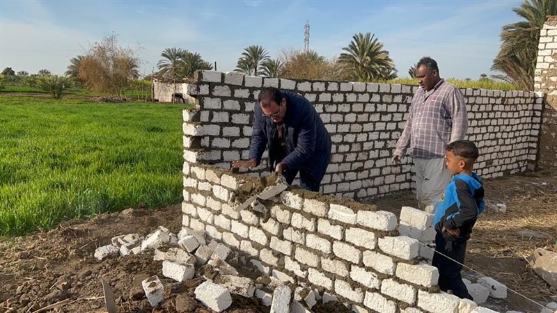 التعديات علي الاراضي