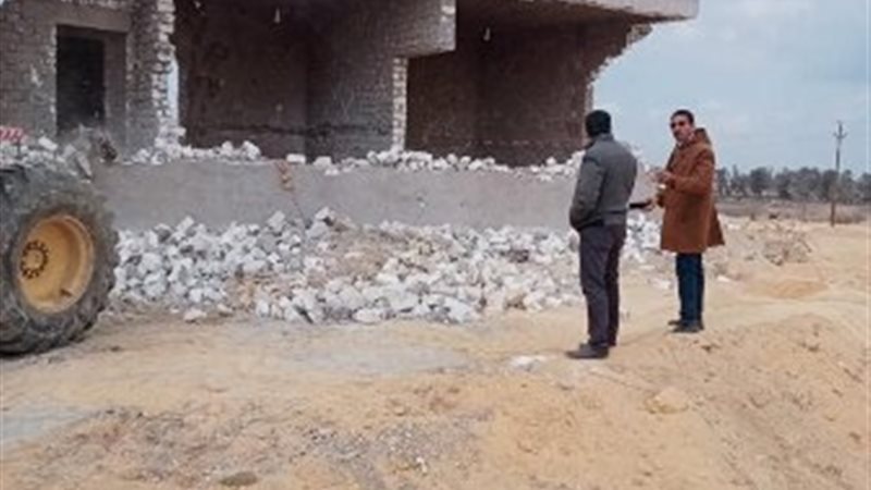 جانب من الإزالات،