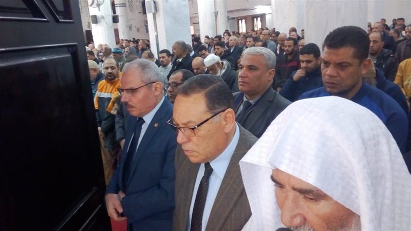 استقبال المحافظ بعزبة