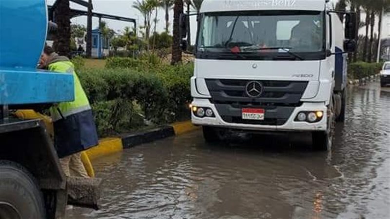امطار غزيرة علي الإسكندرية،