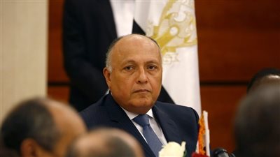 سامح شكري يرفض دخول قاعة المجلس الوزاري العربي احتجاجا على مشاركة المنقوش