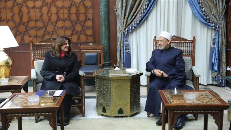 شيخ الأزهر ووزيرة