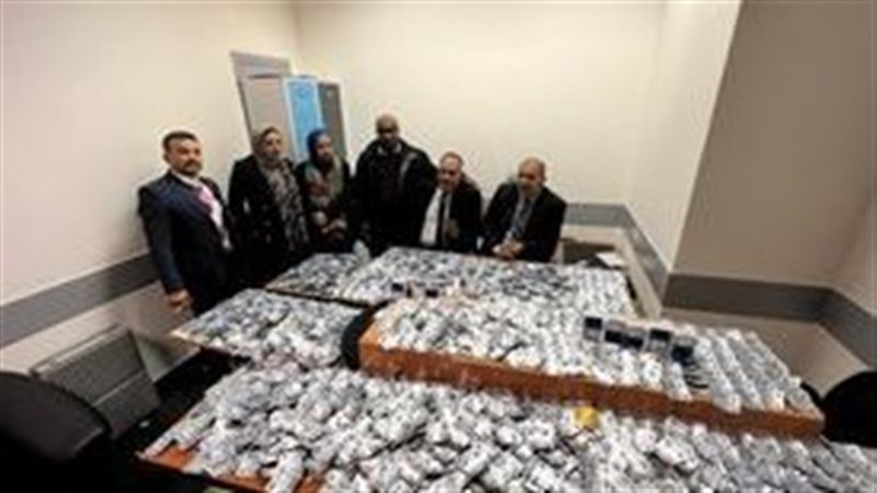 المضبوطات بحوزة رجال
