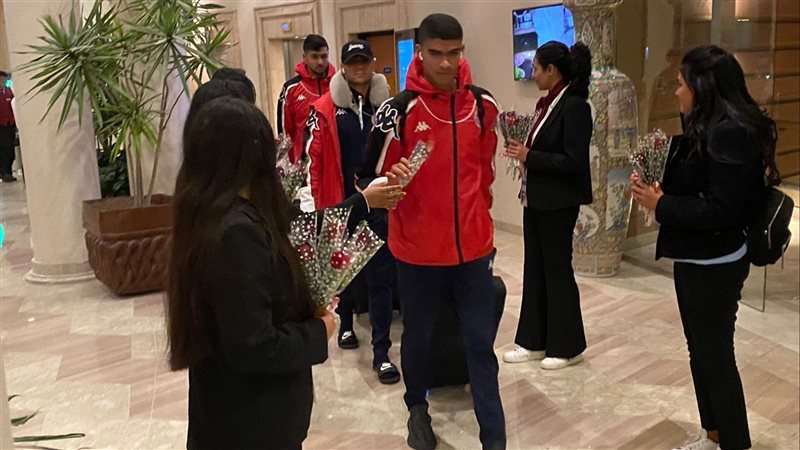 استقبال منتخب تونس