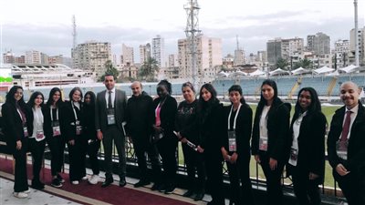 مسؤولة المراسم والبروتوكول بالكاف تزور إستاد الإسكندرية