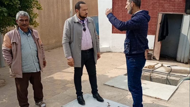 جانب من أعمال صيانة