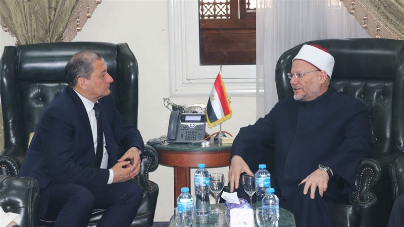 مفتي الجمهورية يستقبل