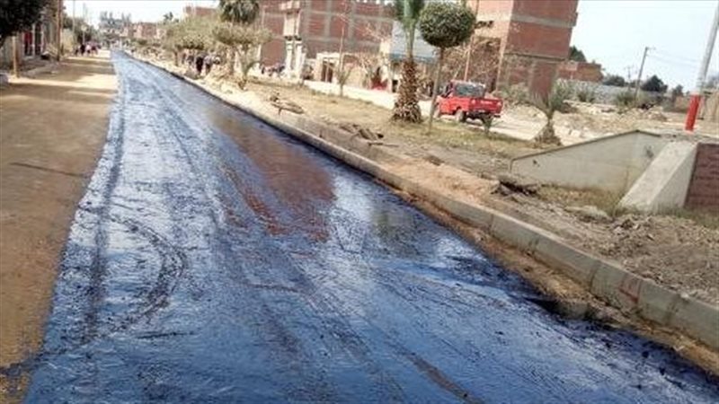 استمرار خطة الرصف