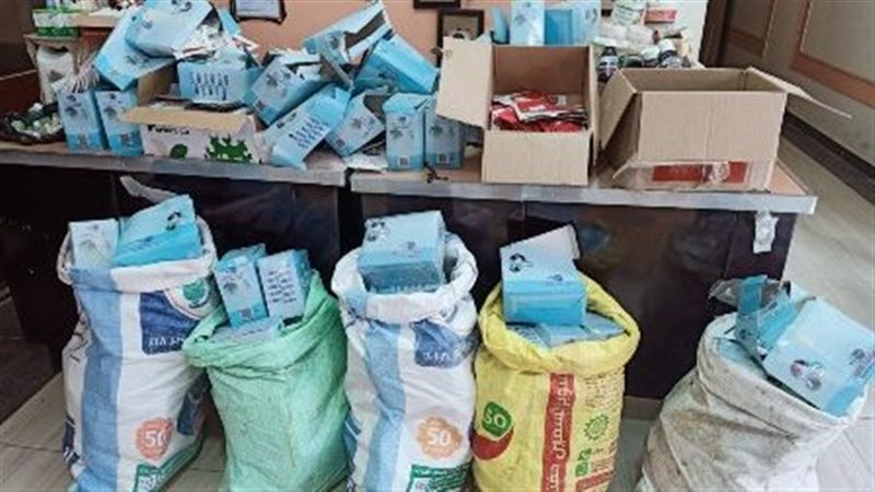 ضبط 2919عبوة،فيتو