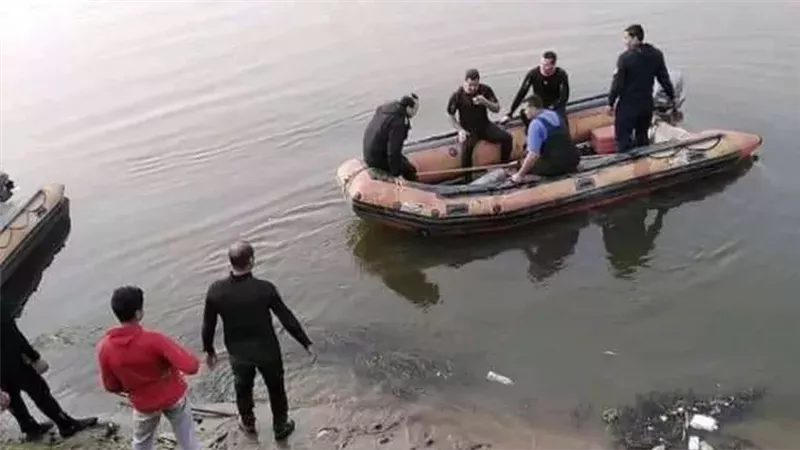 جثة طافية بنيل الصف،