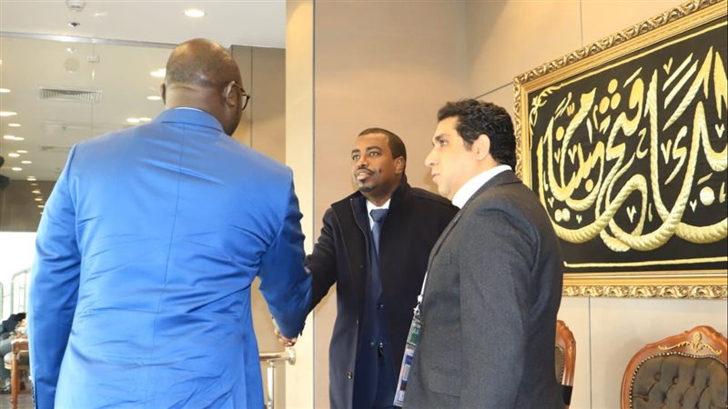 جانب من استقبال محمد