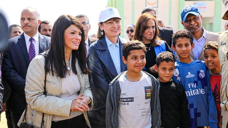 وزيرة التعاون الدولى،