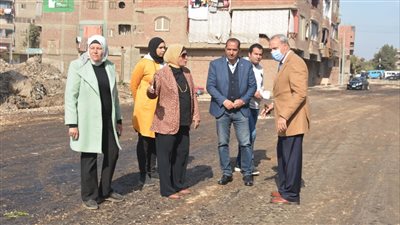 محافظ القليوبية يتفقد أعمال رصف طريق محور الباسوسية والحادثة 