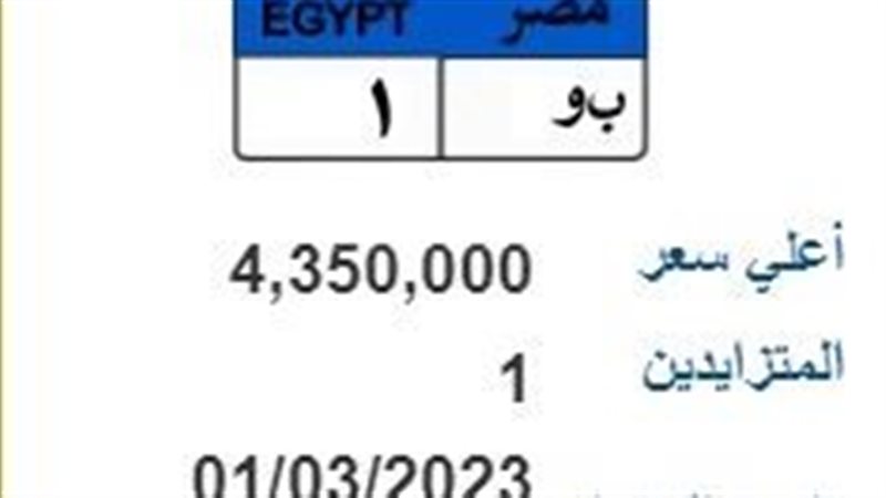 أغلى نمرة عربية في