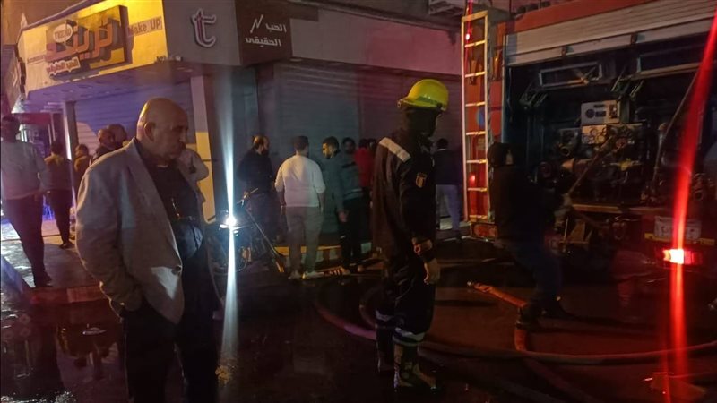 حريق ورشة بالطالبية،