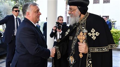 البابا تواضروس يستقبل رئيس وزراء المجر