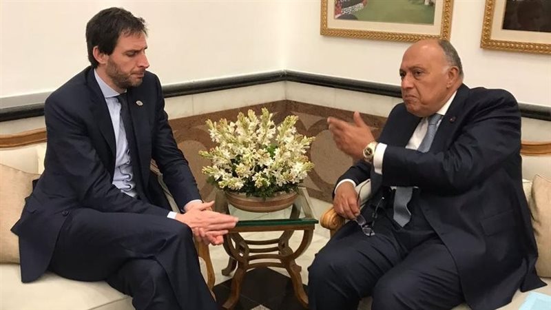 سامح شكرى ونظيرة