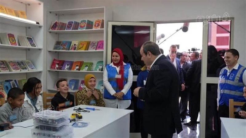 الرئيس السيسي يفتتح