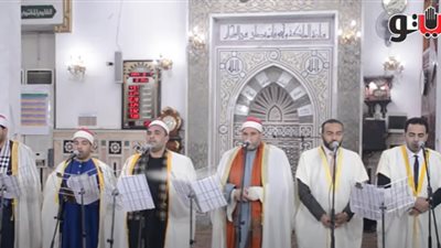 كبار المبتهلين يؤدون أنشودة يا رب بالمصطفى بلغ مقاصدنا (فيديو) 