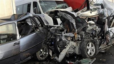 إصابة 6 أشخاص في حادث تصادم سيارة وميكروباص بشمال سيناء 