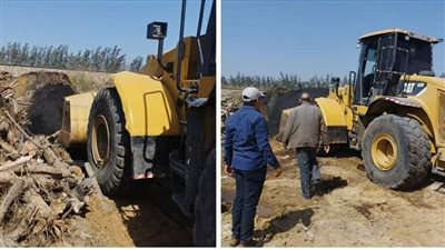 إزالة 25 مكمورة فحم عشوائية بقرية النجاح بمركز بدر بالبحيرة (صور)
