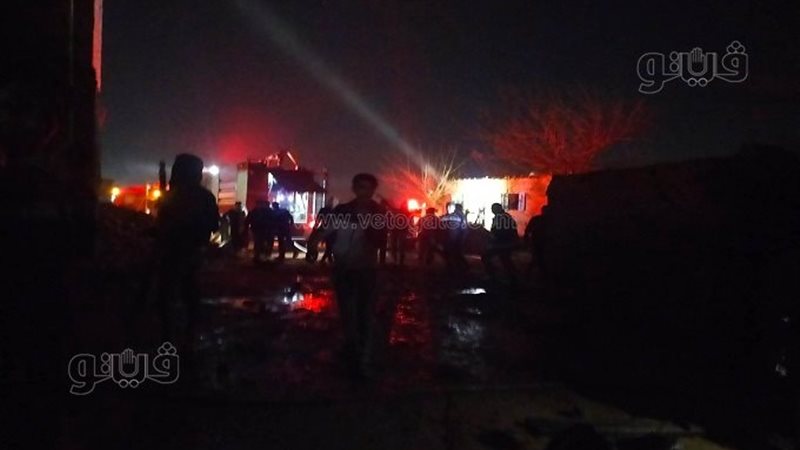 حريق مصنع طوب بالشرقية،فيتو