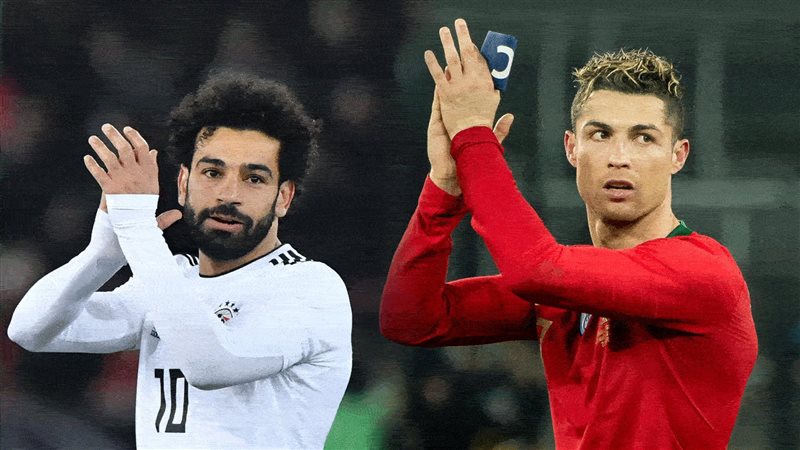 رونالدو وصلاح 