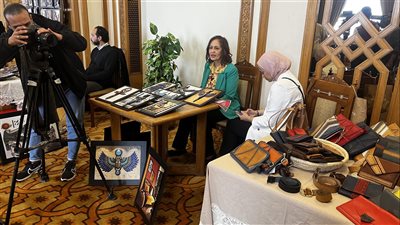 نائلة جبر تكشف لفيتو أهداف معرض الحرف التراثية (صور) 