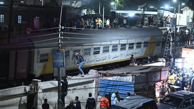 أسماء مصابي ووفيات حادث قطار قليوب 