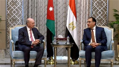 مصطفى مدبولي يلتقى رئيس مجلس الأعيان الأردني والوفد المرافق له