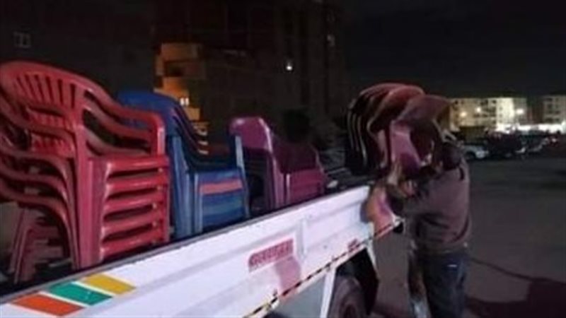 رفع حالات إشغال طريق