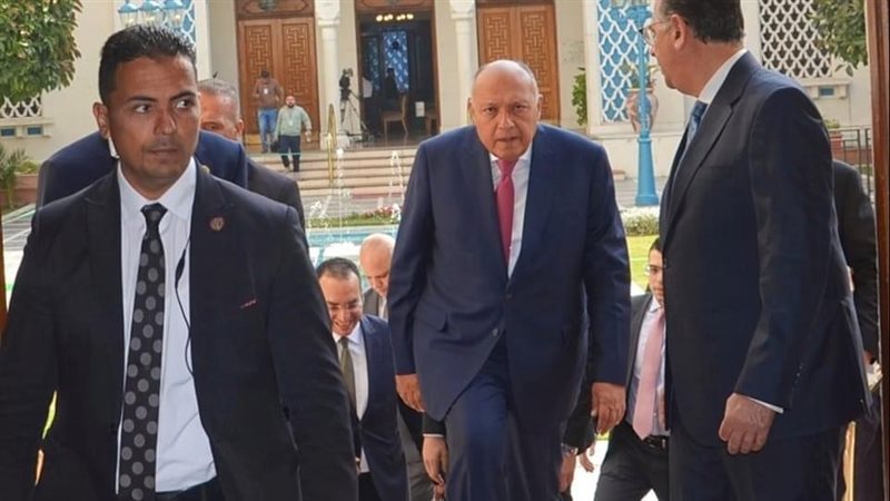 سامح شكرى وزير الخارجية،