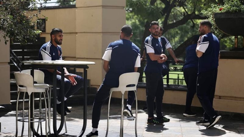 لاعبي الأهلي قبل