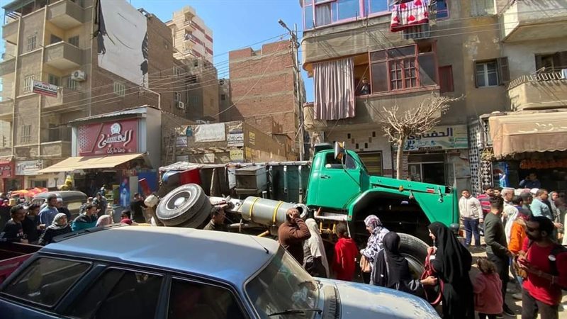 انقلاب سيارة نقل