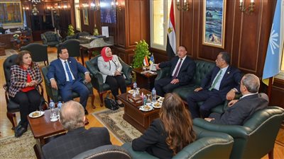 محافظ الإسكندرية يستقبل وفد لجنة الثقافة والسياحة بمجلس الشيوخ