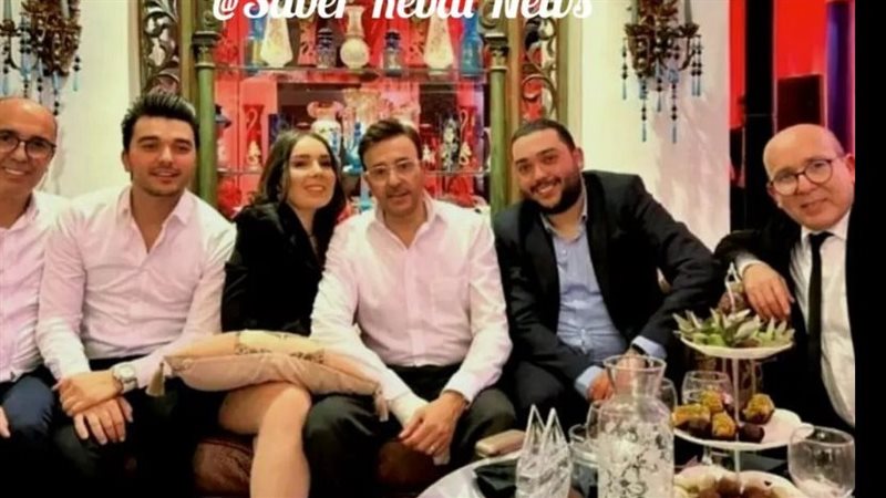 حفل خطبة نجل صابر