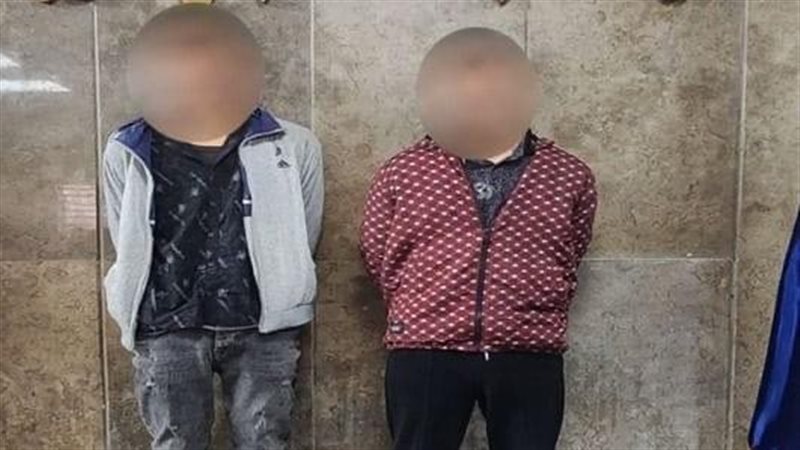 حجز المتهمين بسرقة