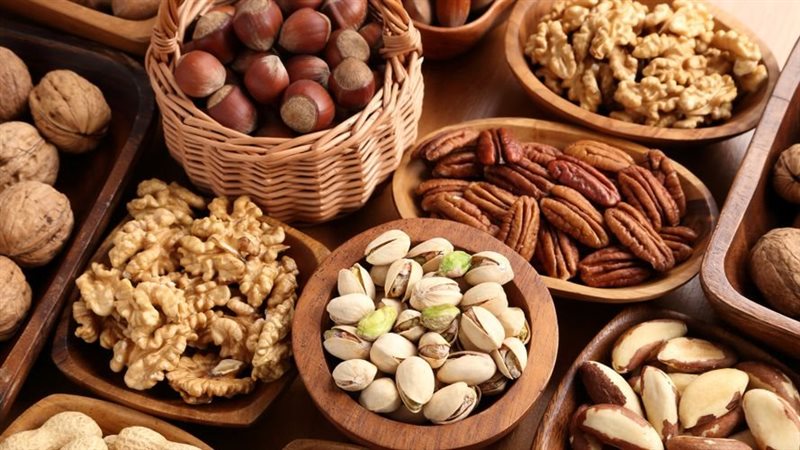أنواع المكسرات، فيتو