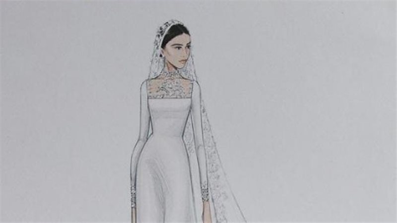 فستان زفاف الأميرة