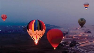 تحليق 63 رحلة بالون طائر فوق سماء الأقصر