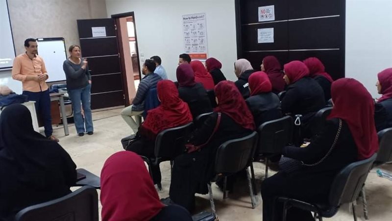 جانب من الدورة التدريبية،