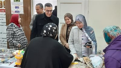 افتتاح معرض للحرف التراثية اليدوية بديوان عام حي الجمرك بالإسكندرية 