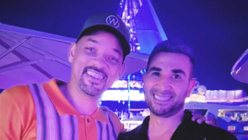 ويل سميث وأحمد سعد،